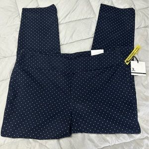 Pull on slim length ankle pants